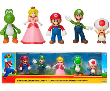 SUPER MARIO- PACK 5 PERSONAGGI 7CM