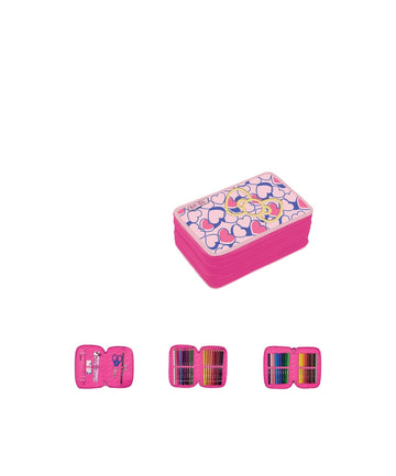 Hello Kitty- astuccio 3 zip completo dream heart