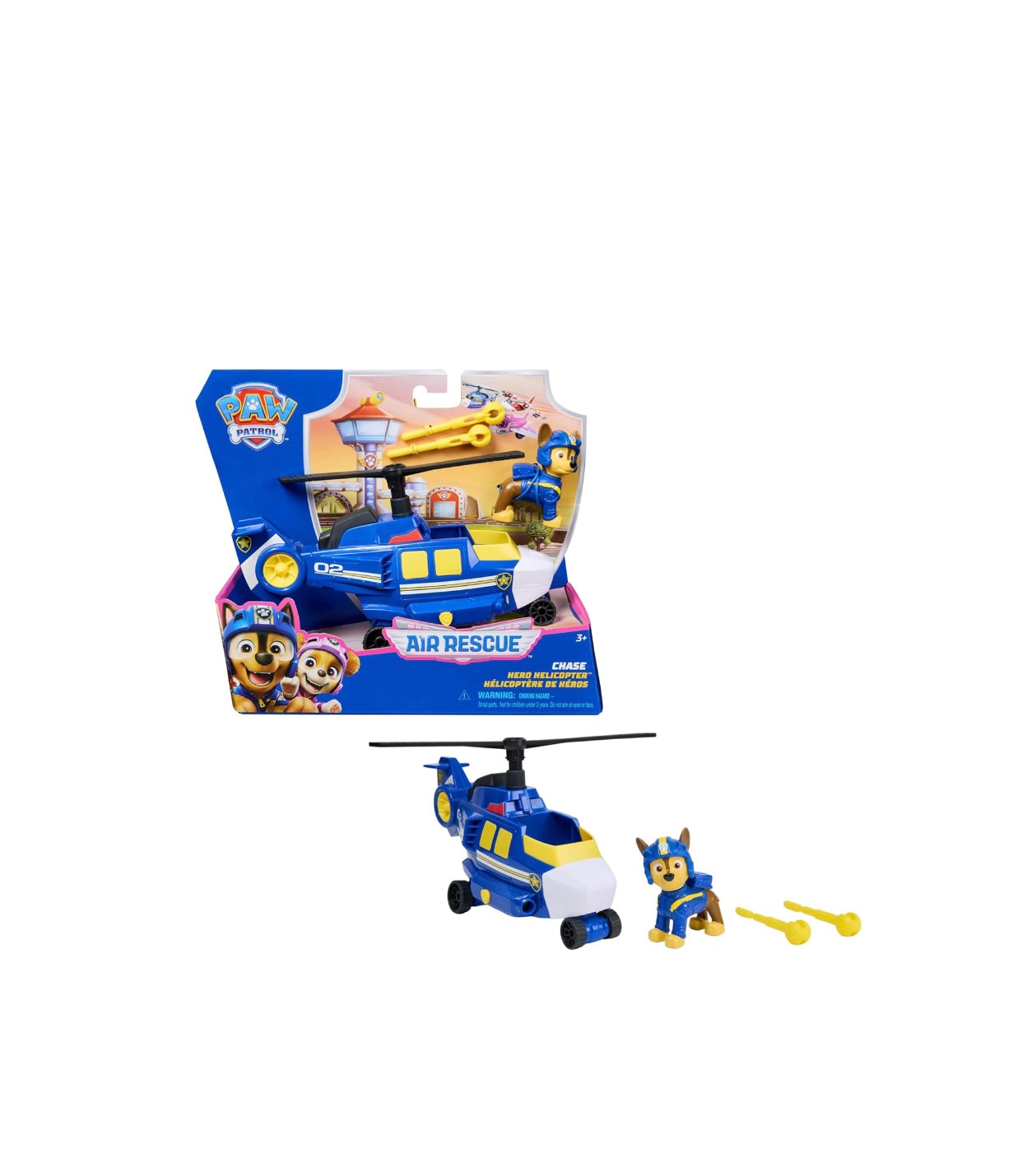 Paw Patrol- Air rescue Chase con lanciatore