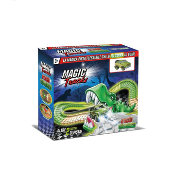 Magic Trucks- pista attacco giurassico si illumina al buio
