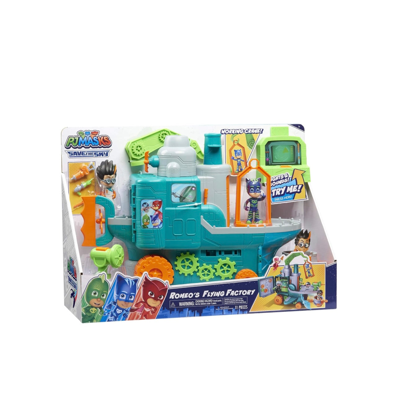 Pj Masks- Laboratorio dei robot di Romeo