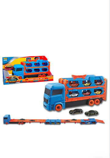 Kidz Corner- Bisarca e pista lanciatore 2in1 con 2 auto incluse