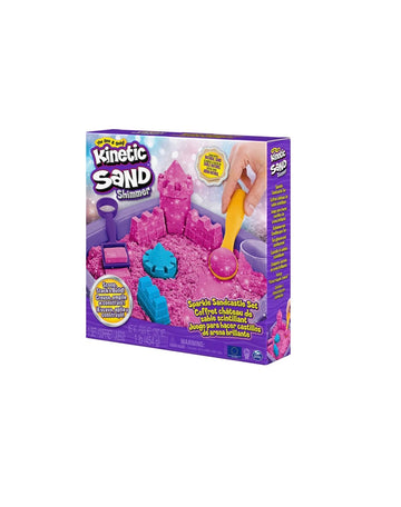 Kinetic Sand- Playset castello sabbia cinetica glitterata