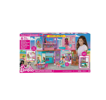 Barbie- La casa vancanze Malibù con accessori