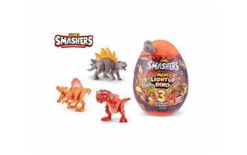 Dino Smashers- uovo piccolo con sorprese e luci 3 serie