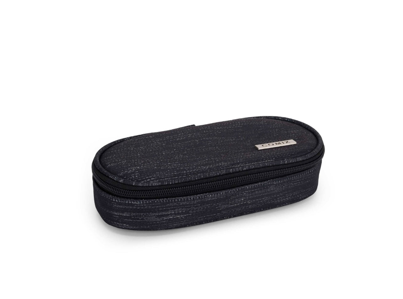 Comix- Astuccio ovale Lurex Black 2025/26