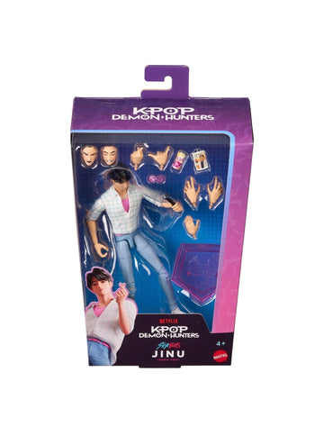 K-Pop- Demon Hunters Jinu con accessori volti/mani intercambiabili