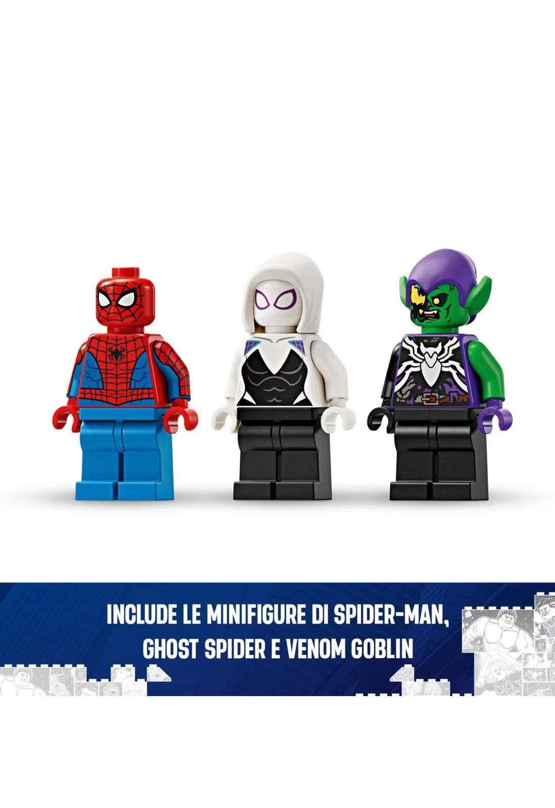 Lego- Marvel auto da corsa di Spider Man e Venom globin