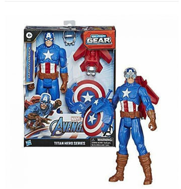 MARVEL- CAPITAN AMERICA CON LANCIA SCUDI