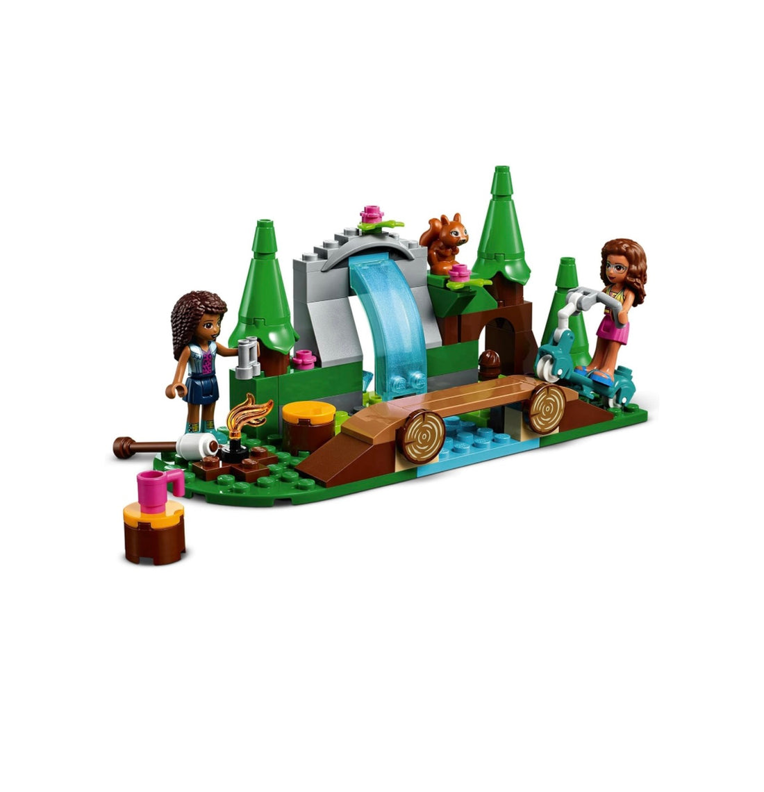 LEGO FRIENDS 41677- CASCATA NEL BOSCO CON ANDREA E OLIVIA