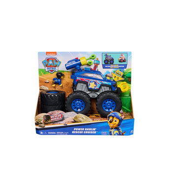 Paw Patrol- Chase veicolo Deluxe rescue wheels con veicolo