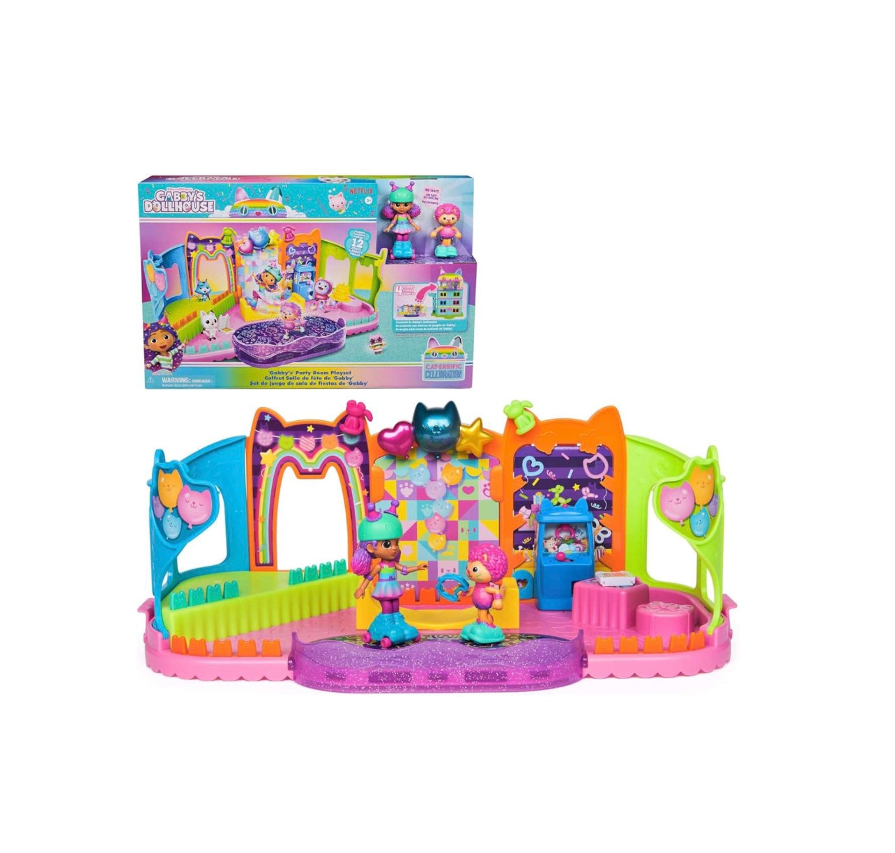 Gabby’s DollHouse- Playset l’attico party room