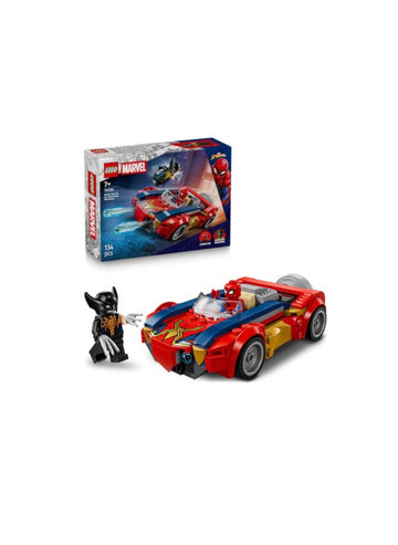 Lego- Super Heros Marvel auto Spider Man vs Venomzed Wolverine