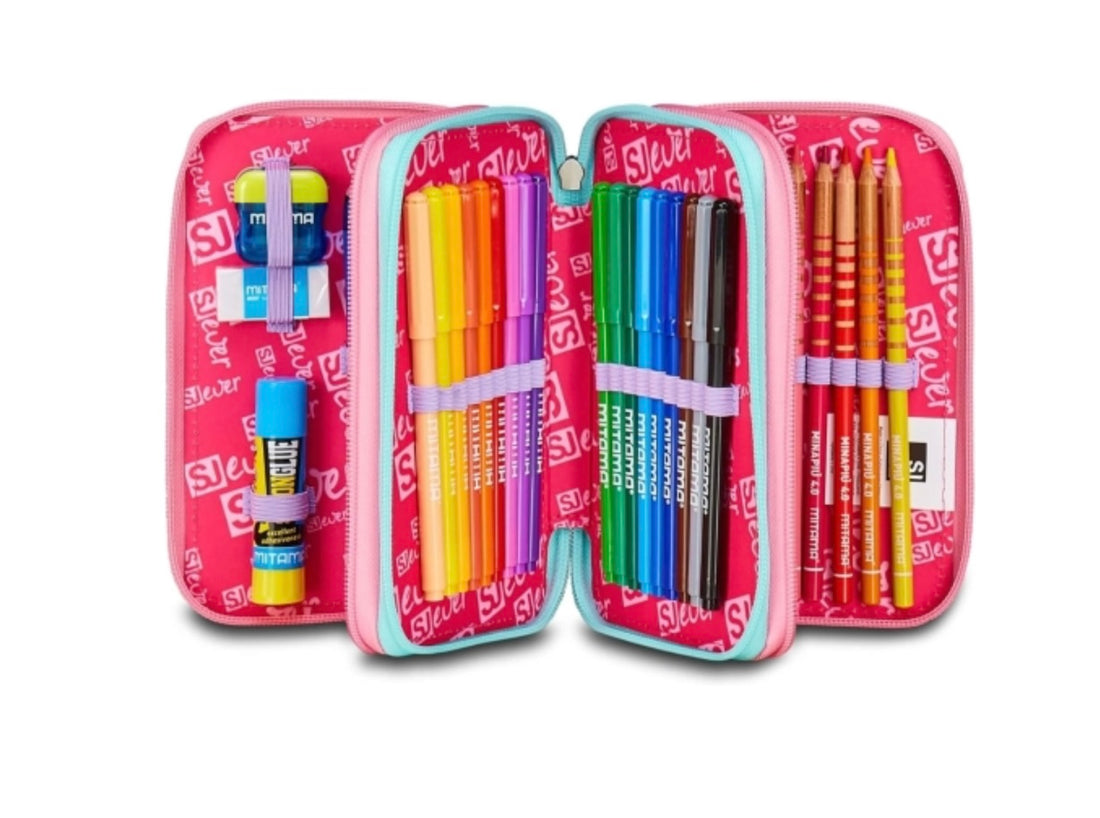 Sj Ever- Astuccio 3 zip completo multiheart 2025/26