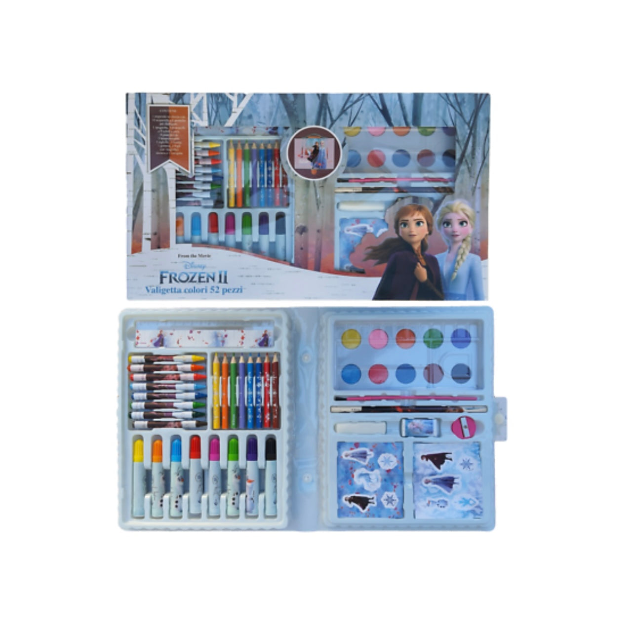 Frozen II - Valigetta colori 52pz