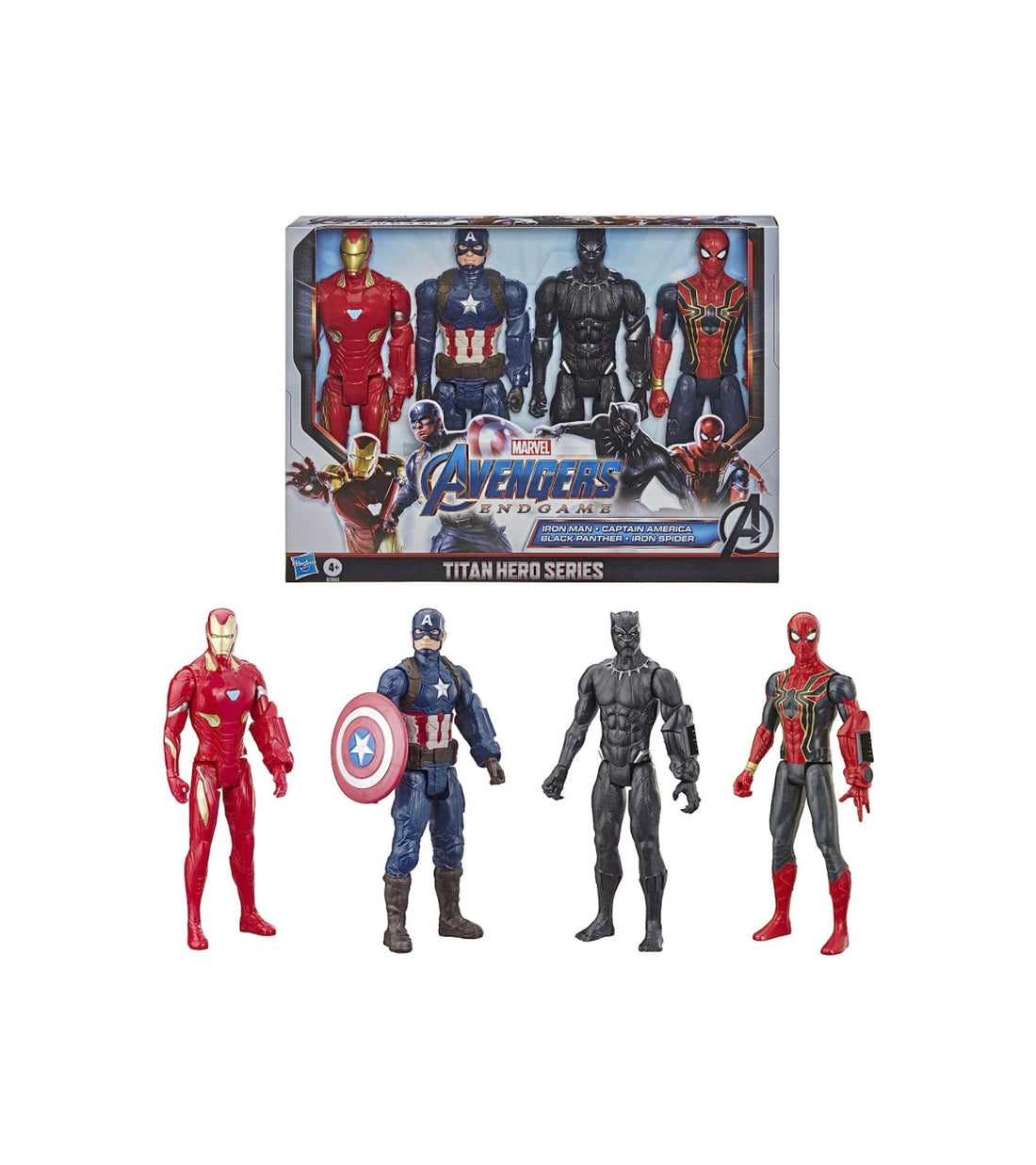 MARVEL- PACK 4 PERSONAGGI 30CM  AVENGERS