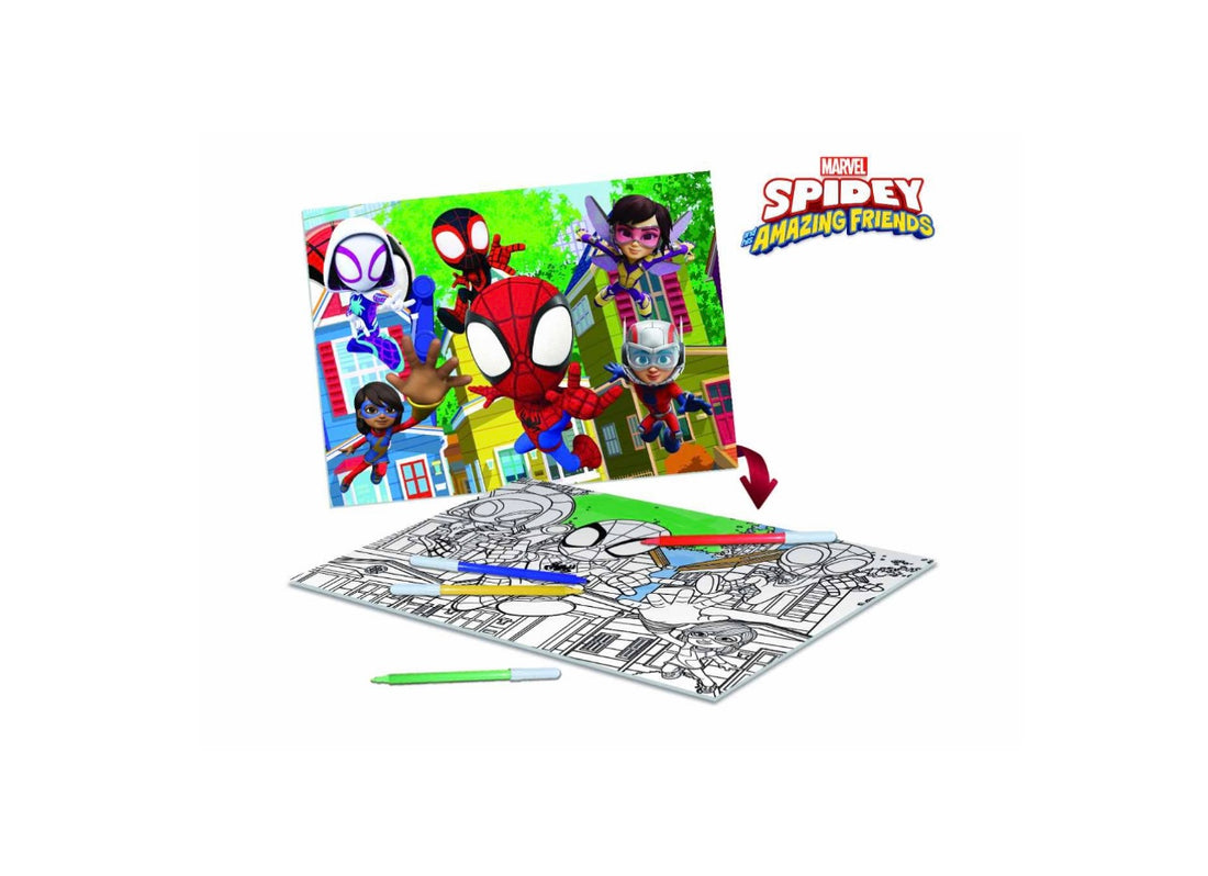 Spidey- puzzle 24 pezzi double face 50x35 cm