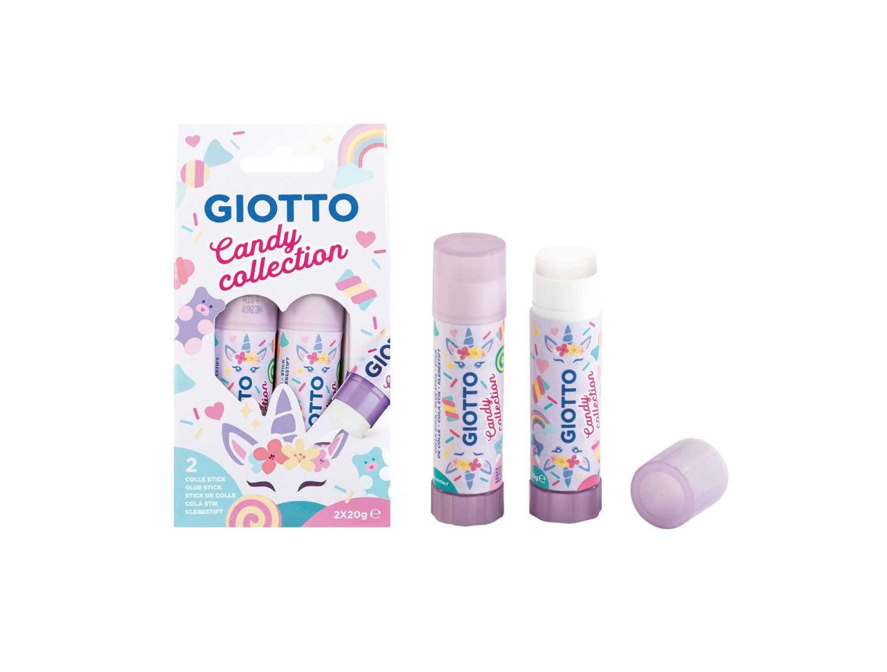 Giotto Candy Collection- Pack x2 colla stick