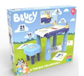 Bluey- Tavolino da colori con sgabello