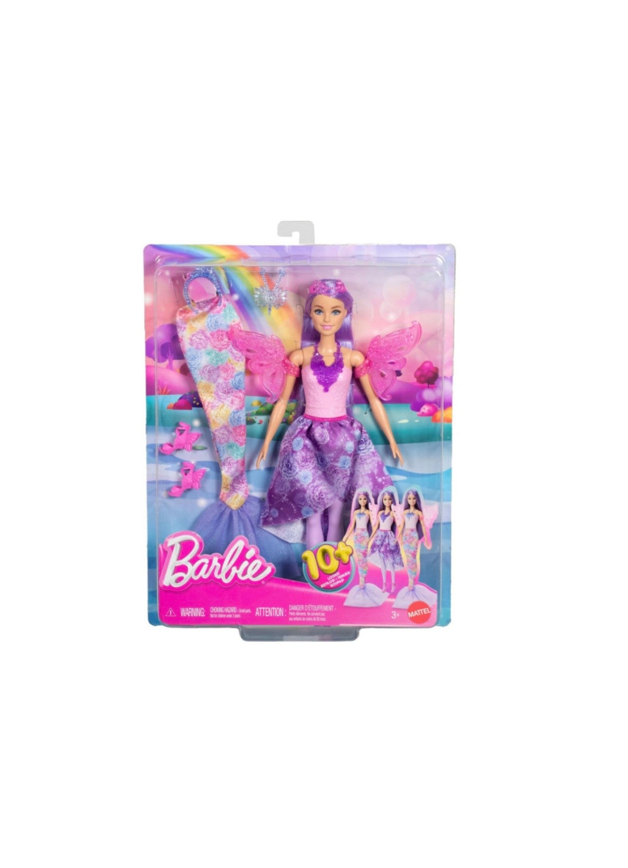 Barbie- Fantasy fashion con cambio abito e accessori