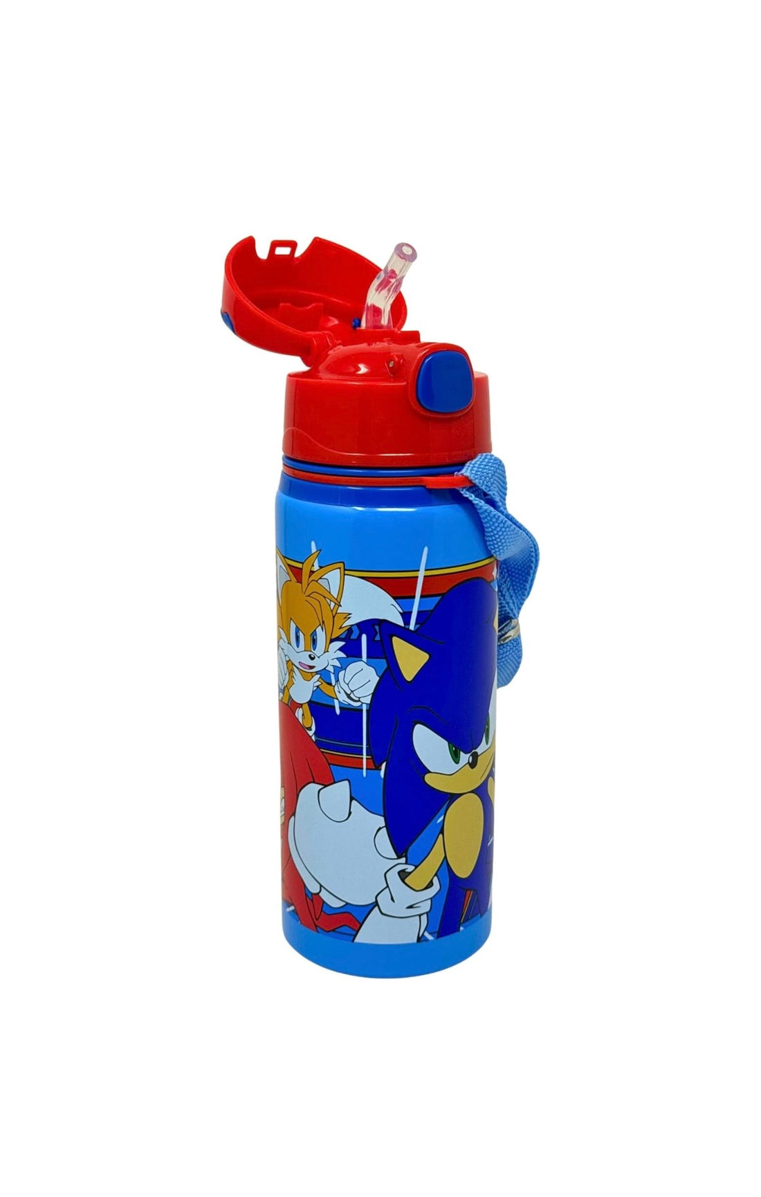 Sonic- Borraccia in alluminio con cannuccia 600ml