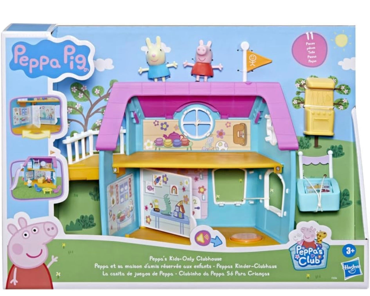 Peppa Pig- Playset club house con accessori