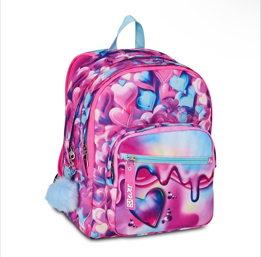 SJ Ever- Zaino doppio scomparto Pink beat 2026/27