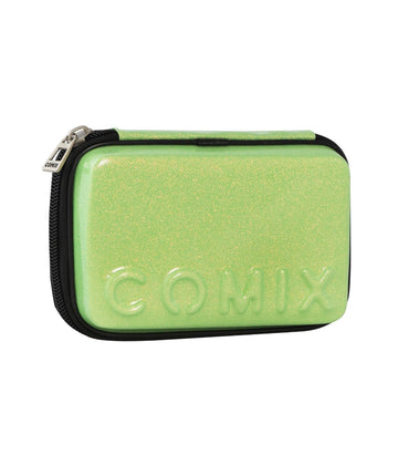 Comix- Astuccio maxi zip completo green glitter 2026/27