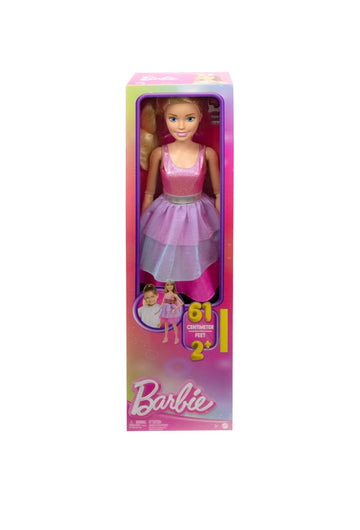 Barbie- bambola 71cm snodata abito scintillante