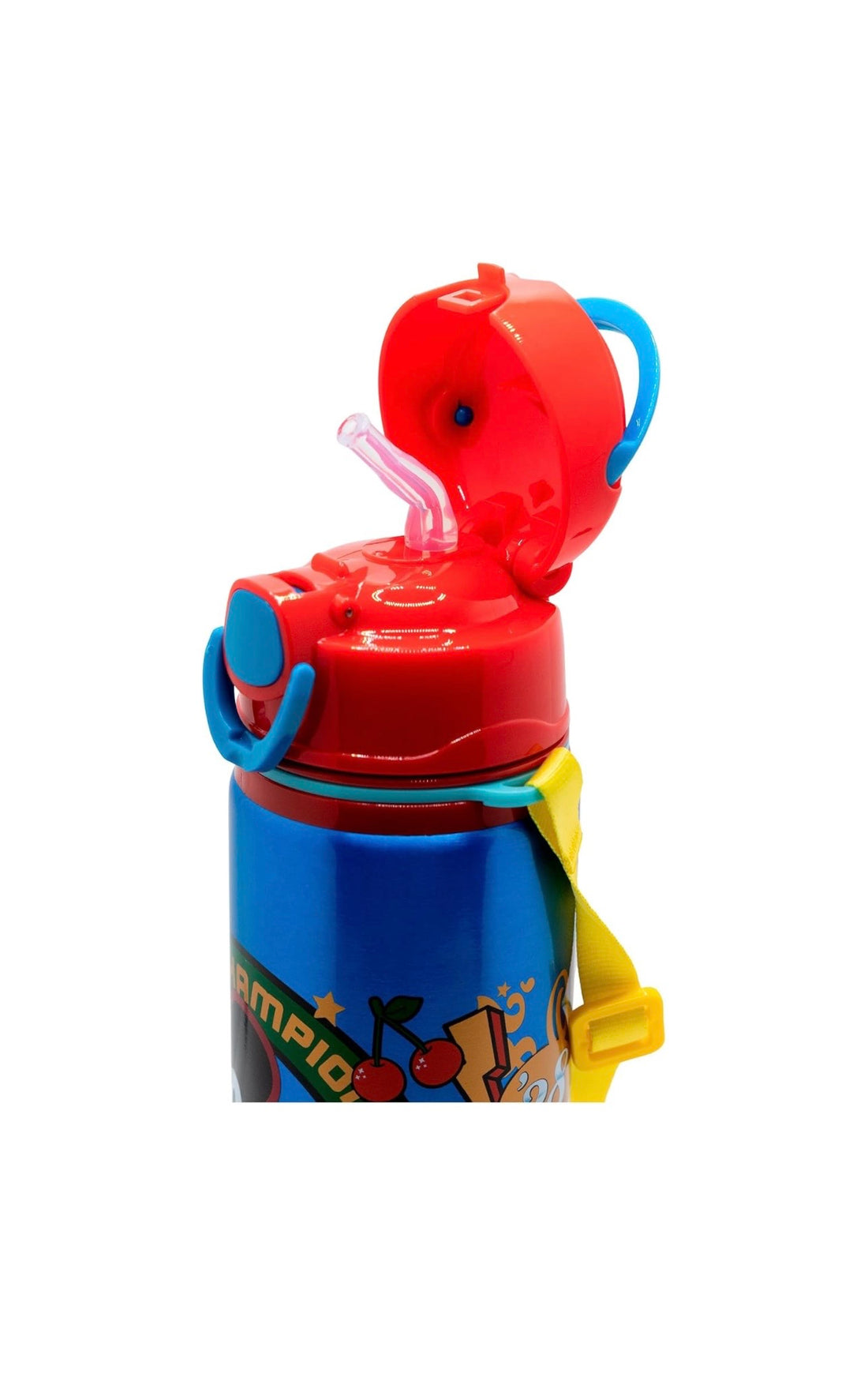 Mickey Mouse- Borraccia in alluminio con cannuccia