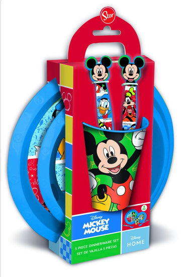 Mickey Mouse- Set pappa 5 pezzi