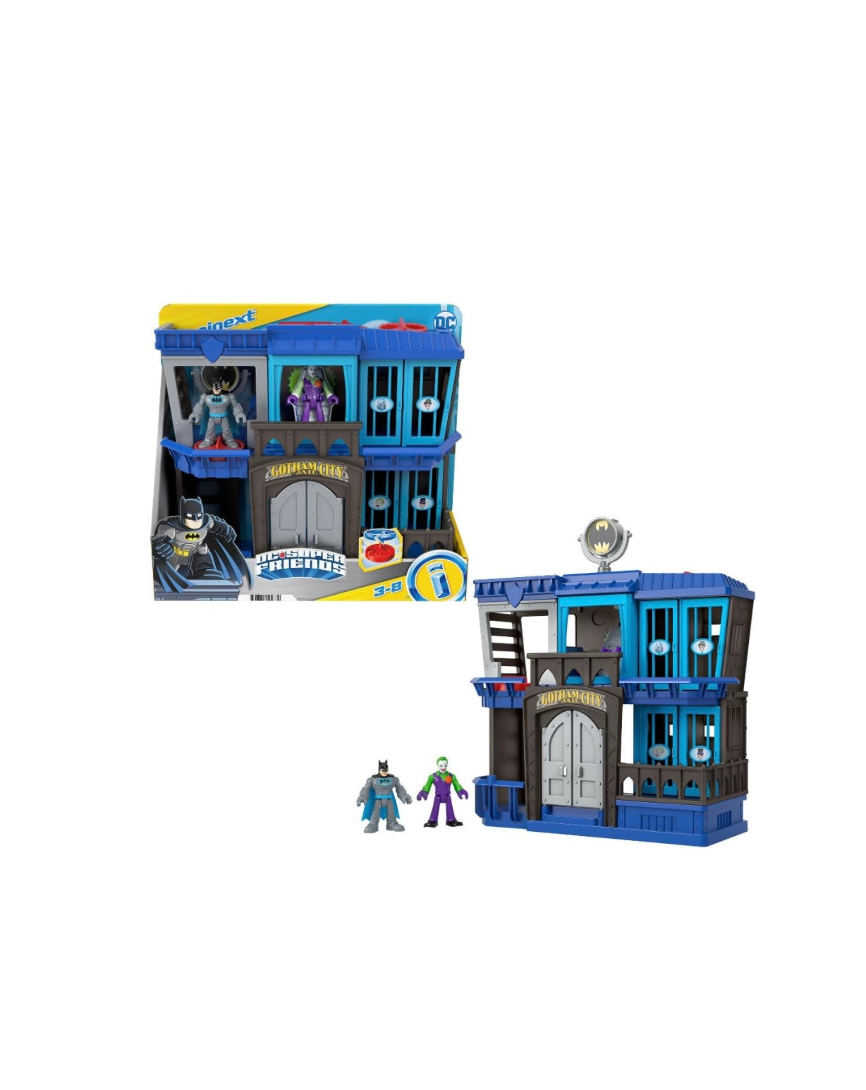 Imaginext- Dc Gotham City Playset con personaggi inclusi