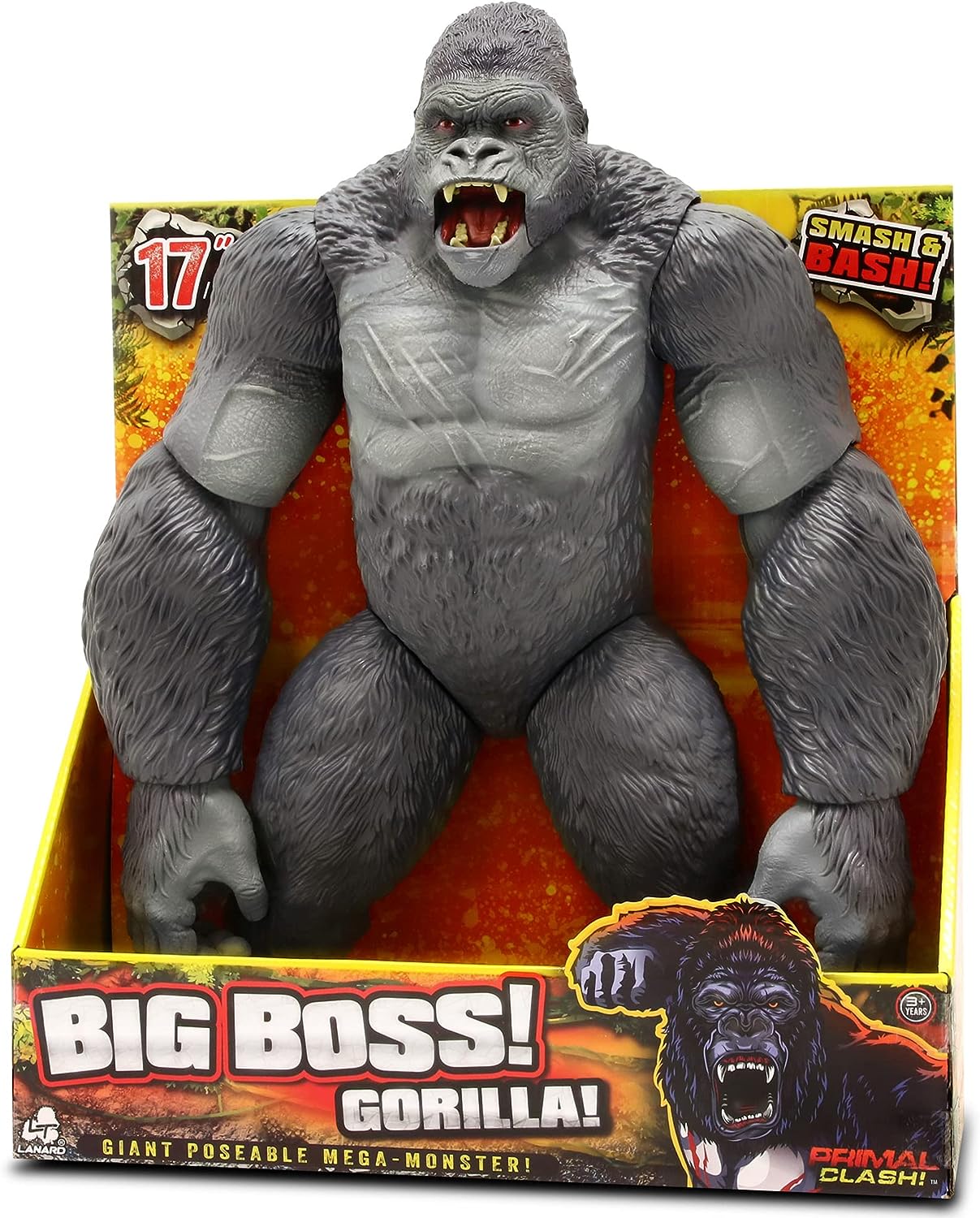 Big Boss- Gorilla articolato 43 cm