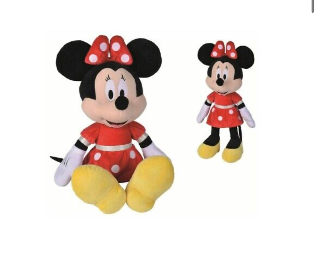 Disney- peluche Minnie Mouse abito rosso 60cm