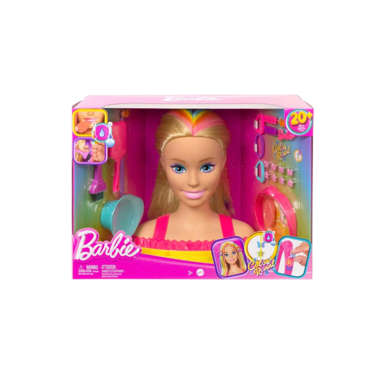 BARBIE- STYLING CAPELLI ARCOBALENO