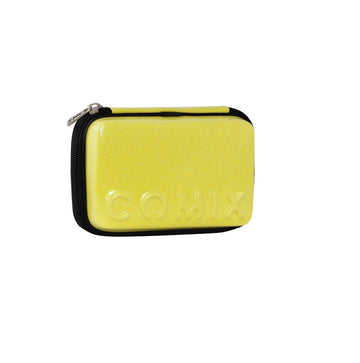 Comix- Astuccio maxi zip completo giallo glitter 2026/27