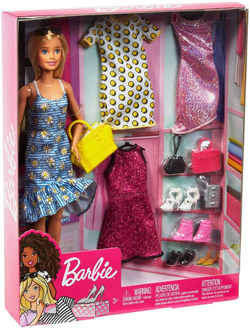 BARBIE FASHION CON CAMBIO ABITI E SCARPE