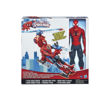 SPIDERMAN - ELICOTTERO CON PERSONAGGIO 30 CM
