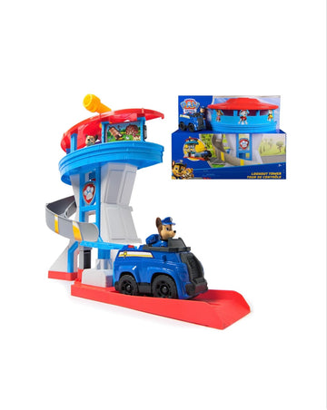 Paw Patrol- Quartier generale con lanciatore con personaggi e veicolo inclusi