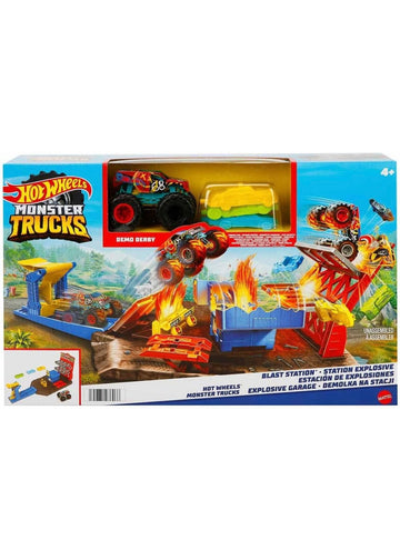 HOTWHEELS MONSTER TRUCK- BLAST STATION