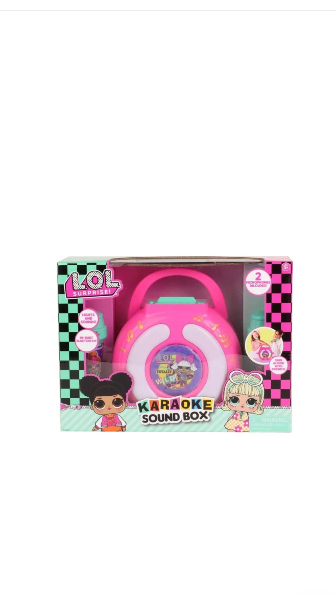 Lol Surprise- Karaoke sound box 2 microfoni suoni e melodie