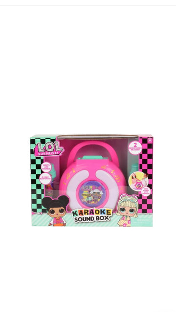 Lol Surprise- Karaoke sound box 2 microfoni suoni e melodie