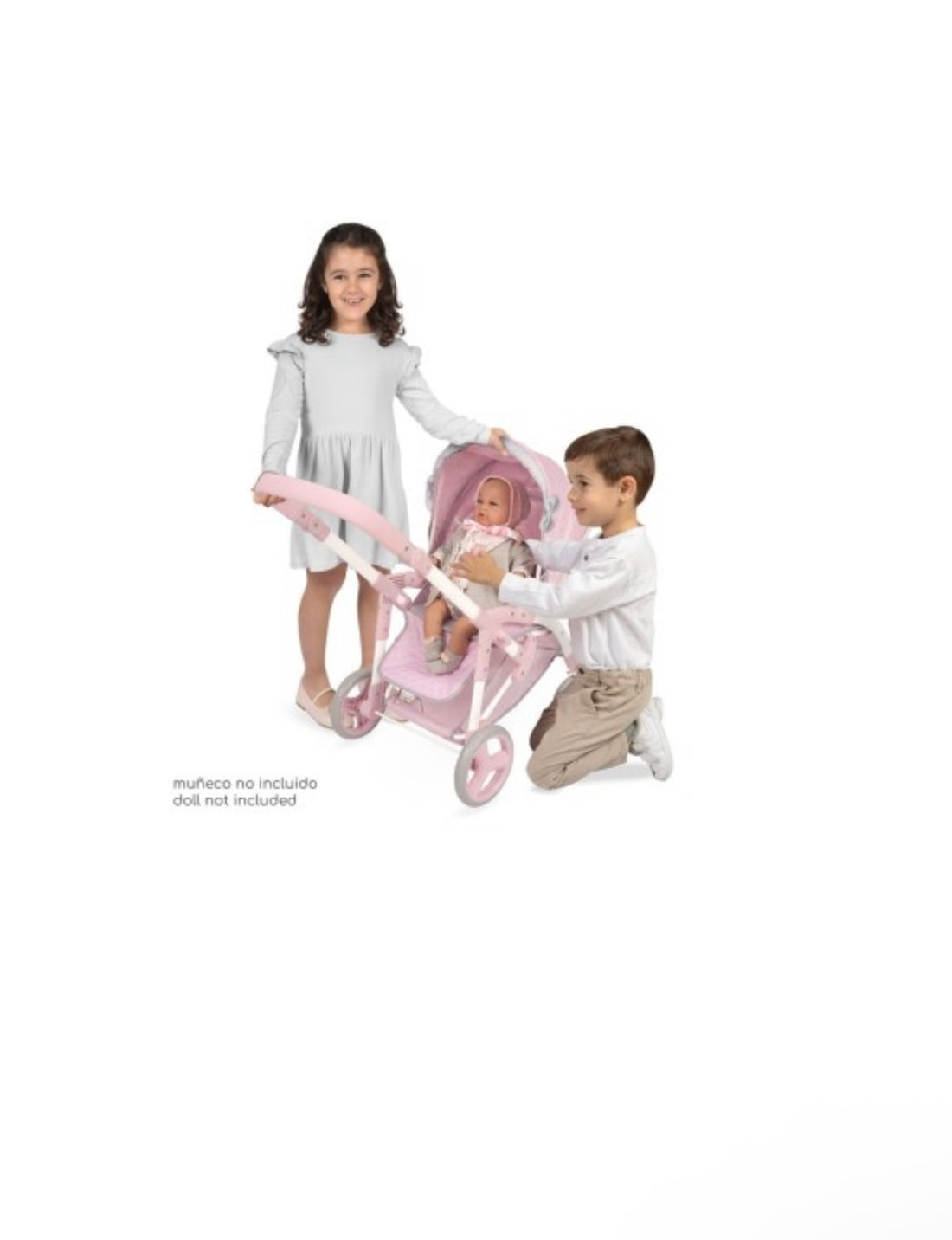 Sophie- Carrozzina Trio 3x1 convertibile per bambole pieghevole