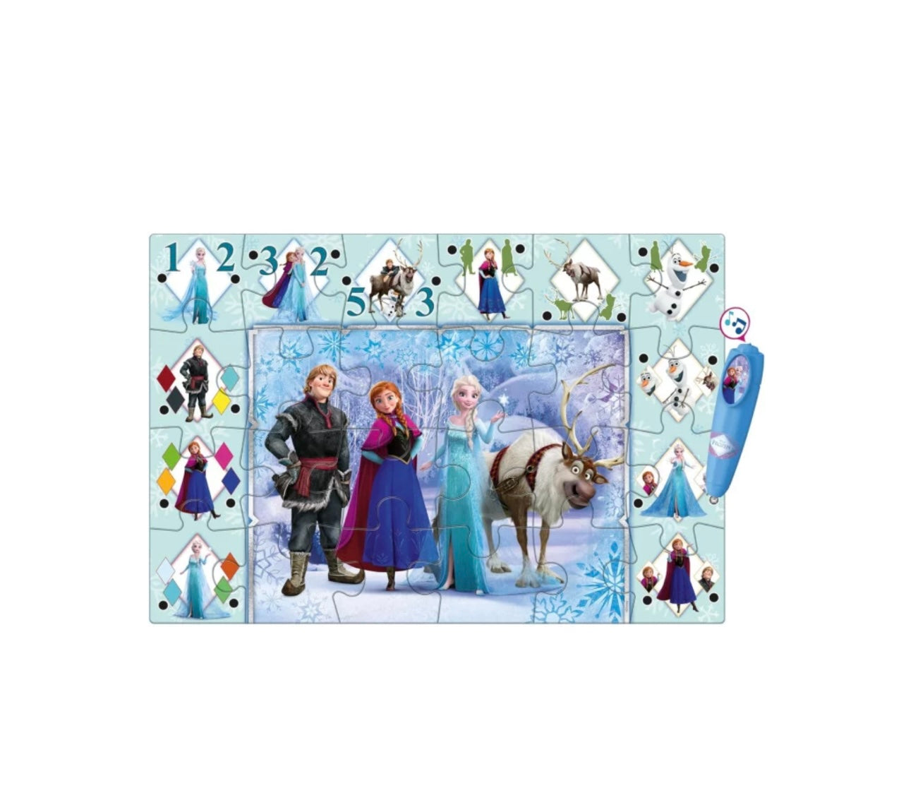 Frozen- Puzzle interattivo 24 pezzi