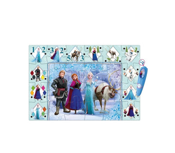 Frozen- Puzzle interattivo 24 pezzi