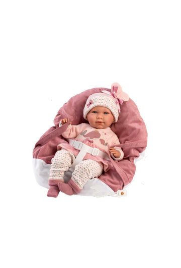 Llorens- bambola reborn Mimì 42cm con sacco