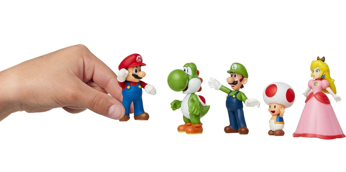 SUPER MARIO- PACK 5 PERSONAGGI 7CM