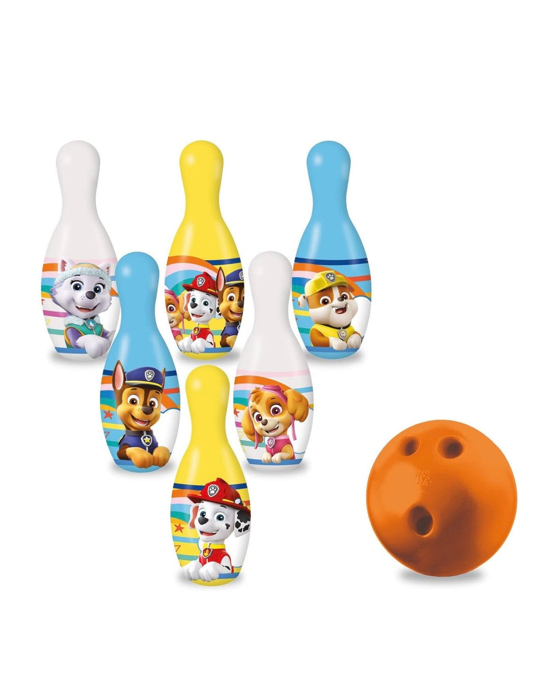 Paw Patrol- Set bowling 6 birilli e pallina