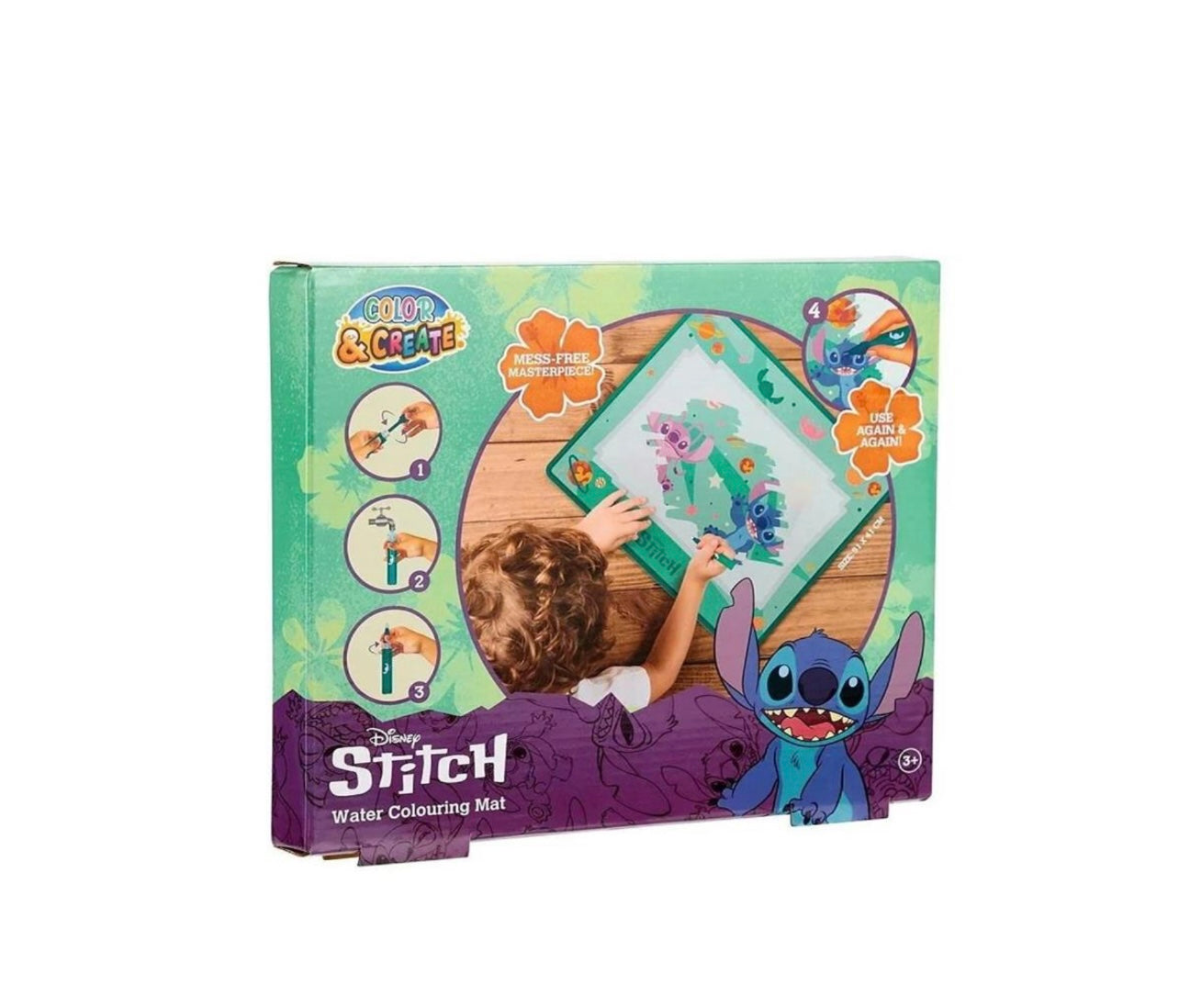 Stitch- Tappeto coloring ad acqua