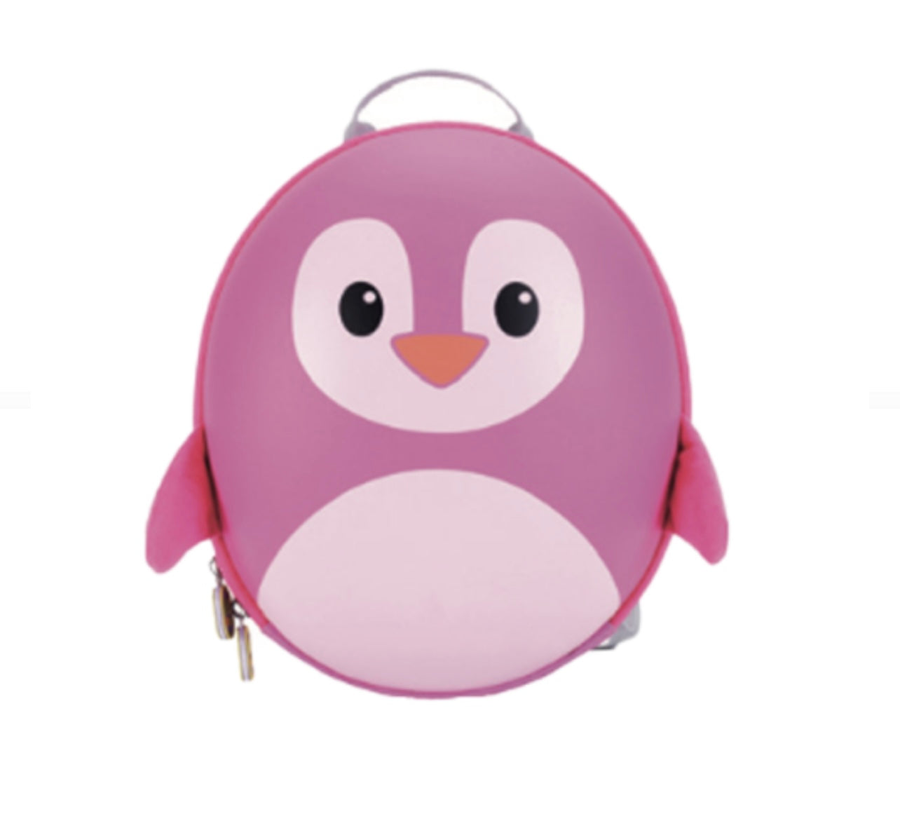 Pinguino Pink - zainetto asilo ovale rigido